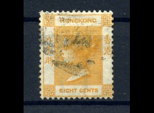 HONGKONG 1863 Nr 11 gestempelt (221874)