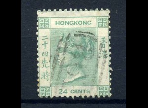 HONGKONG 1863 Nr 13 gestempelt (221879)