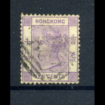 HONGKONG 1882 Nr 37 gestempelt (221911)