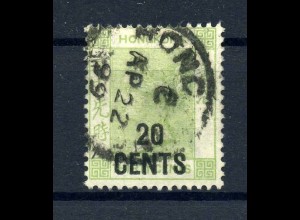 HONGKONG 1891 Nr 48II gestempelt (221934)