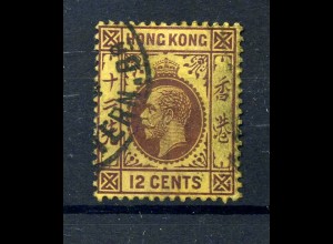 HONGKONG 1912 Nr 104 gestempelt (222041)