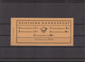 BUND 1958/1960 MH 4YII postfrisch (222555)