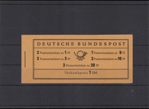BUND 1958/1960 MH 4YII postfrisch (222556)