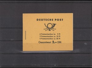 DDR 1957 MH 3b2 postfrisch (222585)