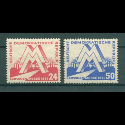 DDR 1951 Nr 282-283 postfrisch (222870)