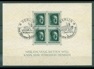 DEUTSCHES REICH 1936 Bl.9 gestempelt (223085)