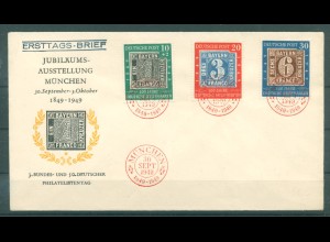 BUND 1949 Nr 113-115 Ersttagsbrief (223439)