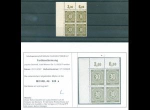 KONTROLLRAT 1947 Nr 928a postfrisch (223496)