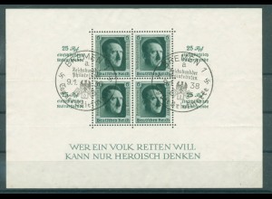 DEUTSCHES REICH 1937 Bl.11 gestempelt (223545)