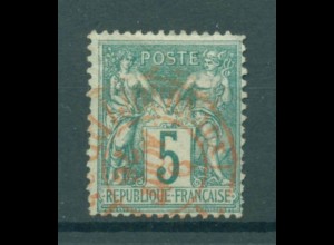 FRANKREICH 1876 Nr 59I gestempelt (223665)
