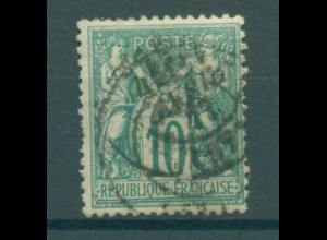 FRANKREICH 1876 Nr 60I gestempelt (223667)