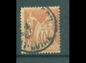 FRANKREICH 1876 Nr 65I gestempelt (223669)
