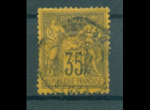 FRANKREICH 1877 Nr 75 gestempelt (223674)