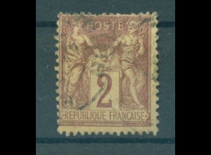 FRANKREICH 1900 Nr 85 gestempelt (223677)