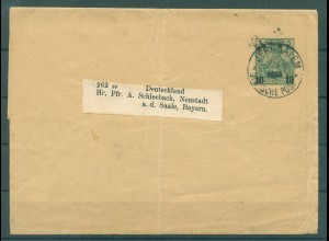 DP TUERKEI 1902 interessante Ganzsache gestempelt (224640)