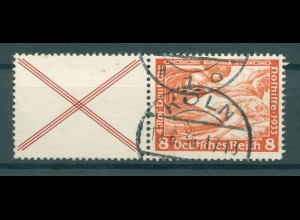 DEUTSCHES REICH 1933 ZD Nr W51 gestempelt (225786)