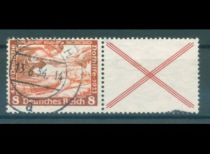 DEUTSCHES REICH 1933 ZD Nr W53 gestempelt (225787)