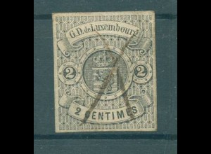 LUXEMBURG 1859 Nr 4 gestempelt (225838)