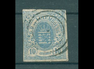 LUXEMBURG 1859 Nr 6 gestempelt (225841)