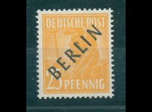 BERLIN 1948 PLATTENFEHLER Nr 10 AF I postfrisch (225897)
