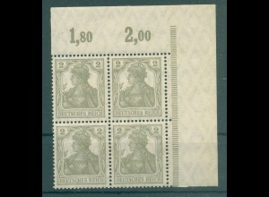 DEUTSCHES REICH 1918 Nr 102x postfrisch (226181)