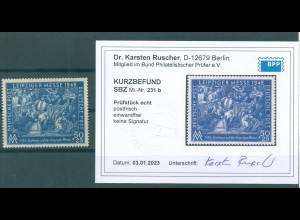 SBZ 1949 Nr 231b postfrisch (226343)