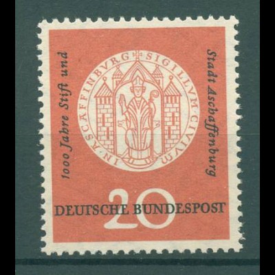 BUND 1957 Nr 255 VII postfrisch (226454)