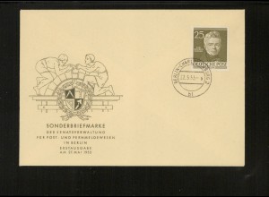 BERLIN 1952 Nr 98 Ersttagsbrief (226549)