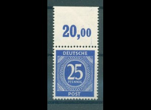 KONTROLLRAT 1946 Nr 926 postfrisch (226832)