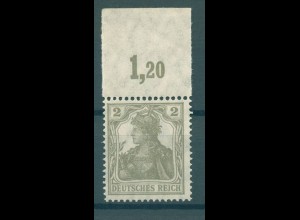 DEUTSCHES REICH 1918 Nr 102 postfrisch (226963)