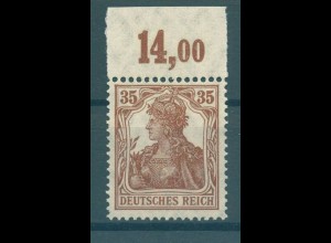 DEUTSCHES REICH 1918 Nr 103 postfrisch (226969)