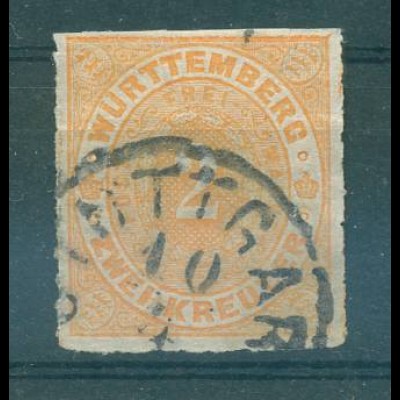 WUERTTEMBERG 1869 Nr 37 gestempelt (227052)