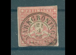 WUERTTEMBERG 1857 Nr 9 gestempelt (227063)