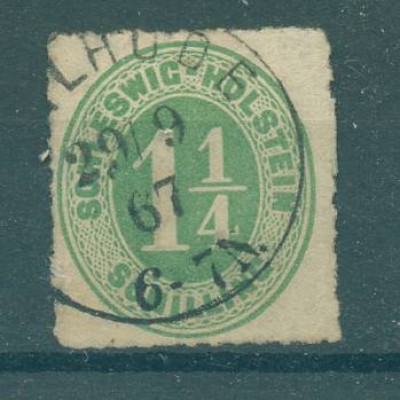 SCHLESWIG-HOLSTEIN 1865 Nr 9 gestempelt (227097)