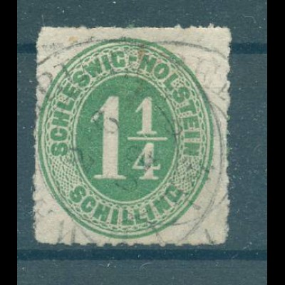 SCHLESWIG-HOLSTEIN 1865 Nr 9 gestempelt (227124)