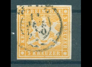 WUERTTEMBERG 1857 Nr 7 gestempelt (227931)