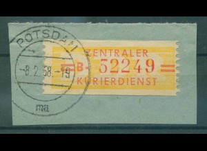DDR ZKD B 1958 Nr 17B gestempelt (228018)