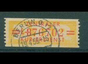 DDR ZKD B 1958 Nr 17L gestempelt (228029)