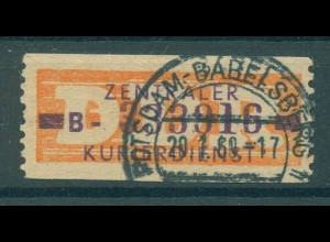 DDR ZKD B 1958 Nr 22B gestempelt (228122)