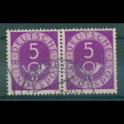 BUND 1951 PLATTENFEHLER Nr 125 II gestempelt (228393)