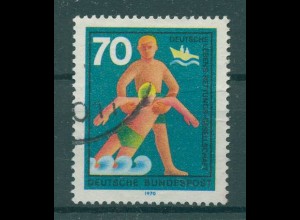 BUND 1970 PLATTENFEHLER Nr 634 II gestempelt (228472)