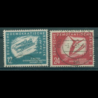 DDR 1951 Nr 280-281 gestempelt (228661)