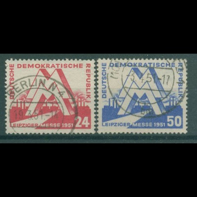 DDR 1951 Nr 282-283 gestempelt (228663)
