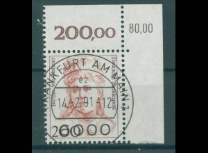 BUND 1991 Nr 1498 KBWZ gestempelt (230062)
