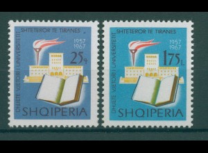 ALBANIEN 1967 Nr 1188-1189 postfrisch (230667)