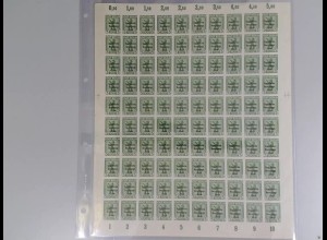 SBZ 1945 SCHALTERBOGEN Nr 200AB vx postfrisch (701171)