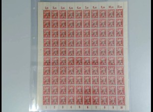 SBZ 1948 SCHALTERBOGEN Nr 204A wbz postfrisch (701200)
