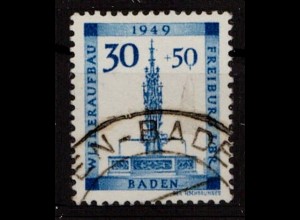 FRZ.ZONE BADEN 1949 Nr 41A gestempelt (230881)