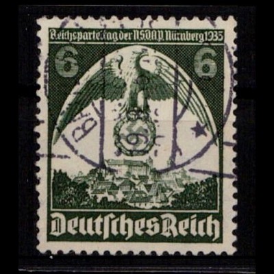 DEUTSCHES REICH 1935 Nr 586 II gestempelt (230887)