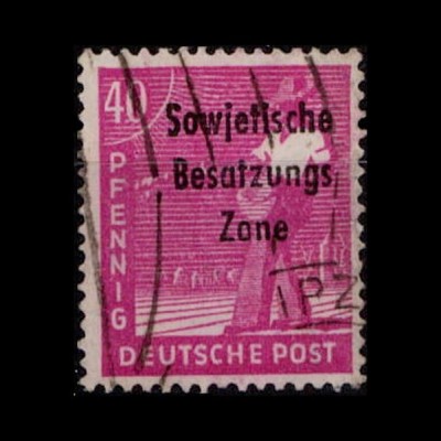 SBZ 1948 Nr 193 AF IX gestempelt (230891)
